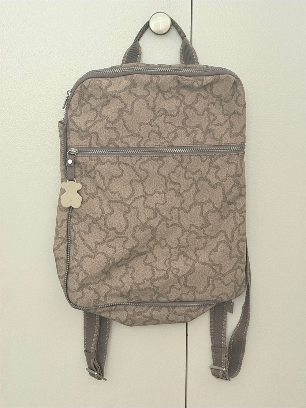 Tous Taupe Patterned Women’s Backpack